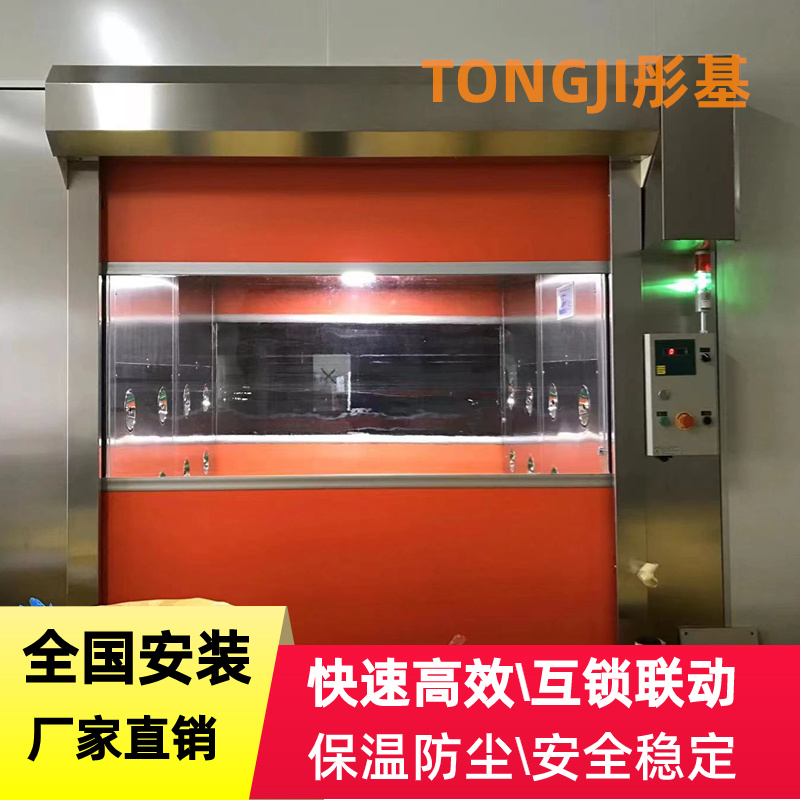 人脸识别自动感应门货淋室